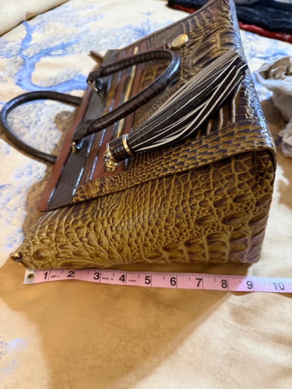 Brahmin Anna Satchel Purse Bag